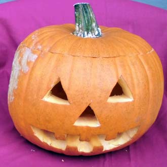 ハロウィンおばけかぼちゃ　ジャックオーランタンの画像